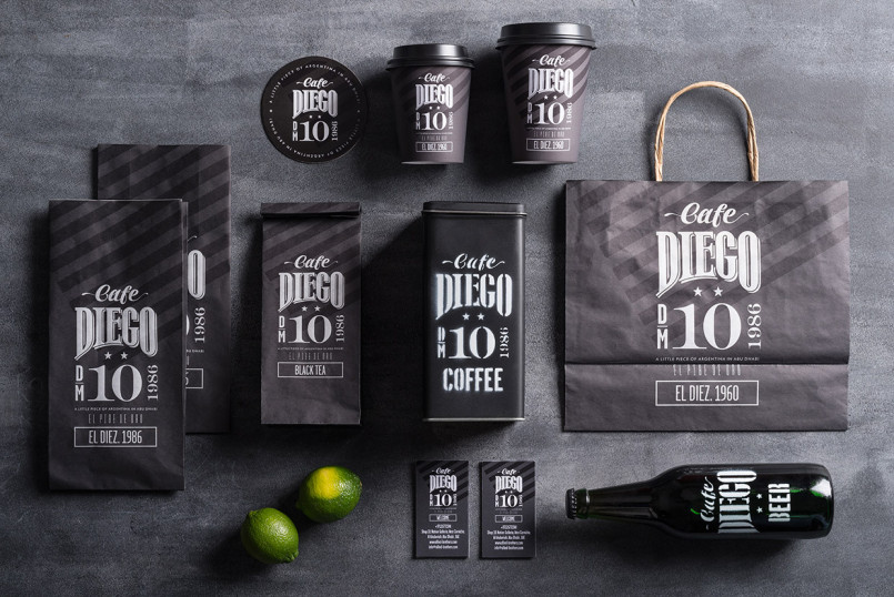 Cafe Diego咖啡馆品牌形象设计 Cafe Diego咖啡馆品牌形象设计