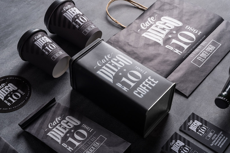 Cafe Diego咖啡馆品牌形象设计 Cafe Diego咖啡馆品牌形象设计
