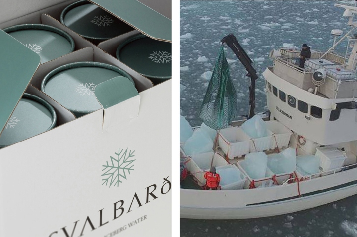 纯净唯美的Svalbardi Iceberg冰山水包装设计 纯净唯美的Svalbardi Iceberg冰山水包装设计
