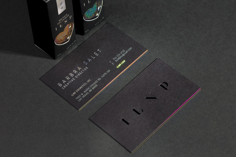 ILNP指甲油品牌名片设计