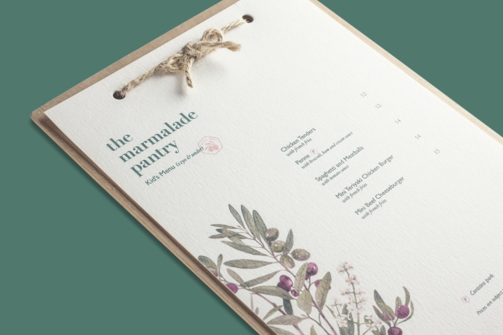The Marmalade Pantry餐厅品牌视觉设计 The Marmalade Pantry餐厅品牌视觉设计