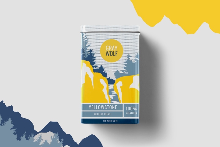 Gray Wolf咖啡概念包装设计 Gray Wolf咖啡概念包装设计