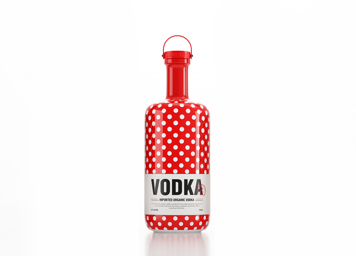 Vodka-dot伏特加包装设计