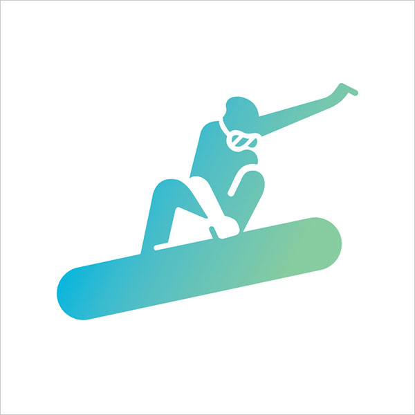 Martigny Matthieu负空间效果的动物logo图案设计