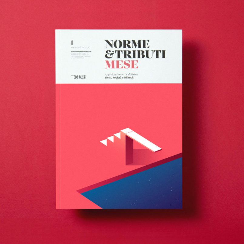 Norme & Tributi Mese封面插图设计