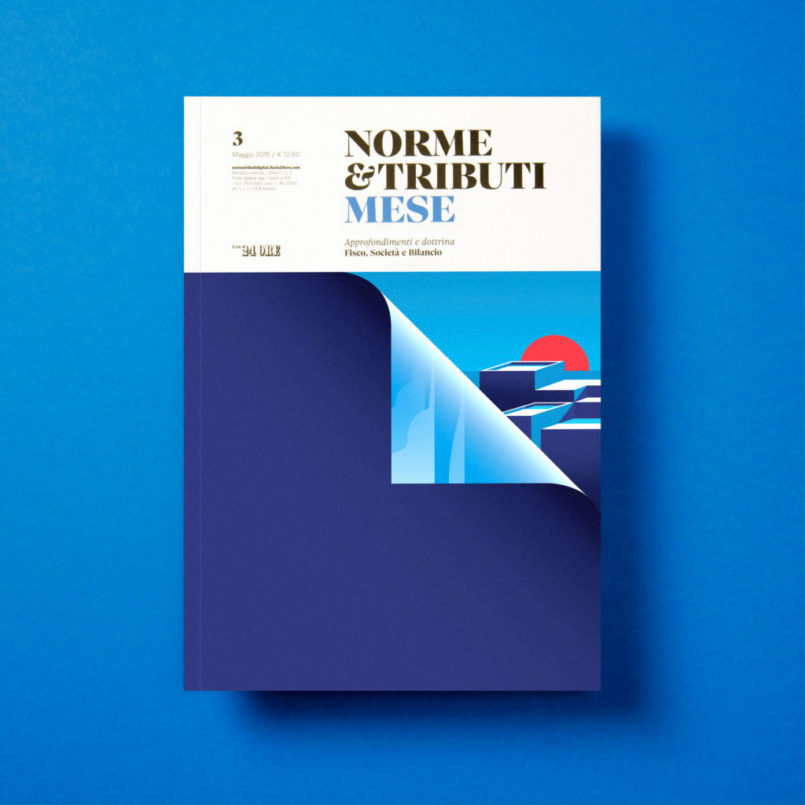 Norme & Tributi Mese封面插图设计