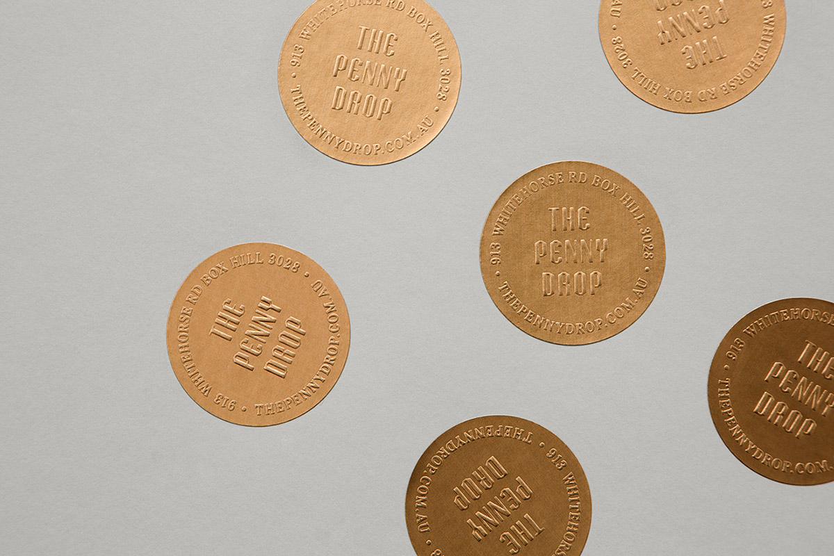 The Penny Drop咖啡店品牌视觉设计