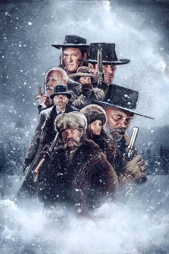 八恶人(The Hateful Eight)电影海报设计 八恶人(The Hateful Eight)电影海报设计