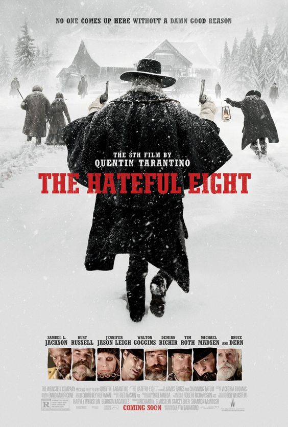 八恶人(The Hateful Eight)电影海报设计 八恶人(The Hateful Eight)电影海报设计