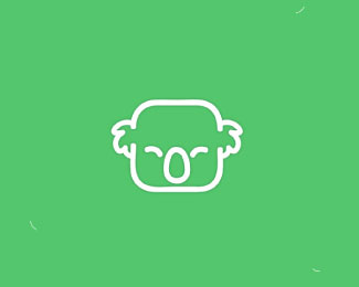 标志设计元素应用实例:考拉 标志设计元素应用实例:考拉