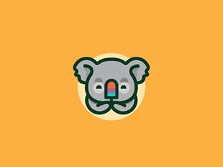 标志设计元素应用实例:考拉 标志设计元素应用实例:考拉