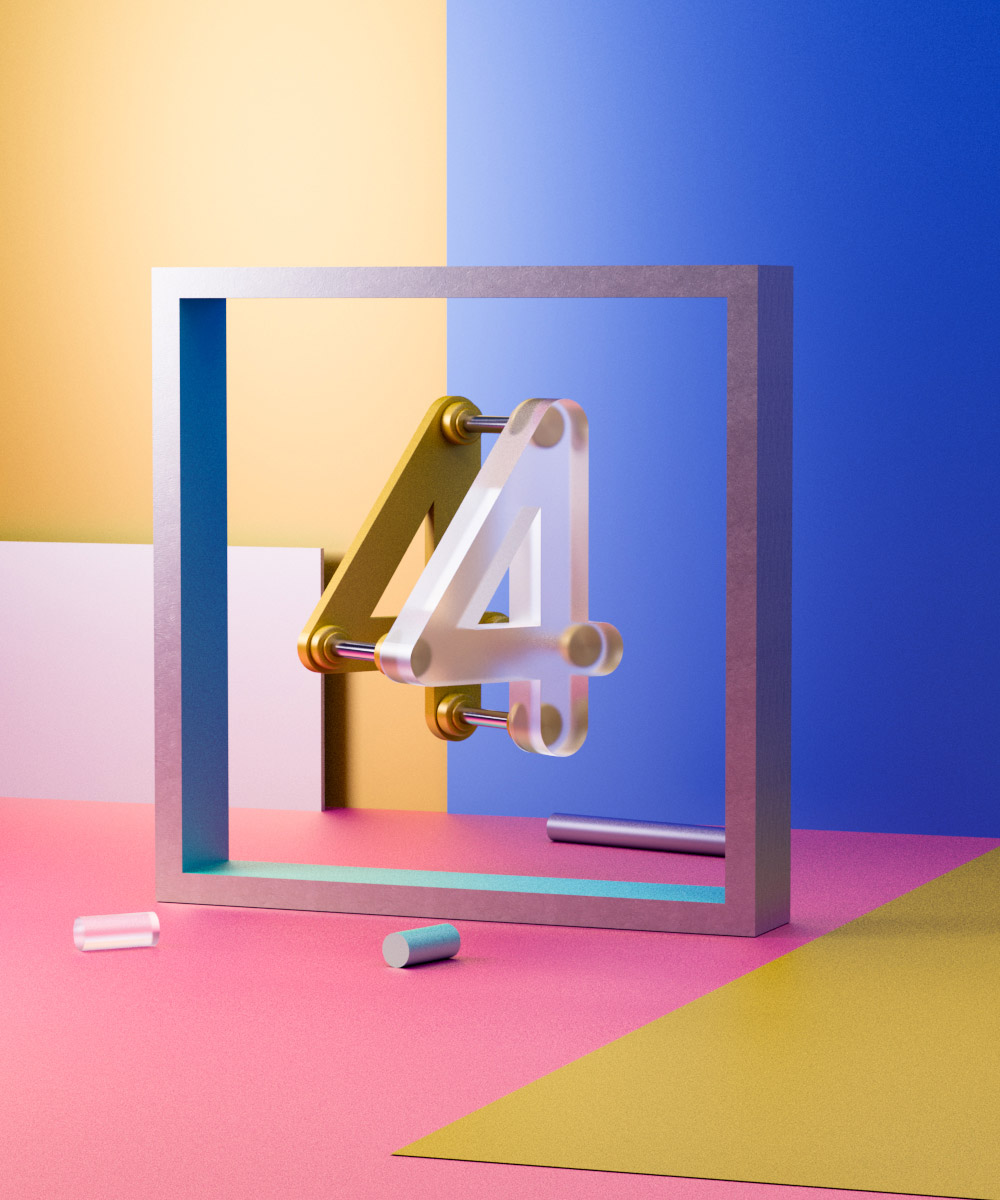 Rafael Merino创意3D文字设计 Rafael Merino创意3D文字设计