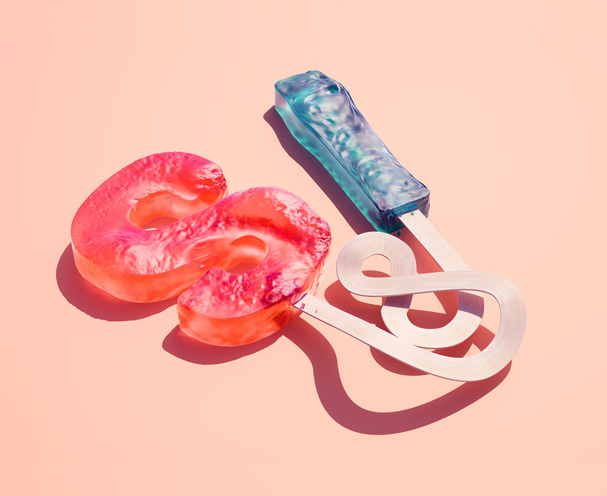 Rafael Merino创意3D文字设计 Rafael Merino创意3D文字设计