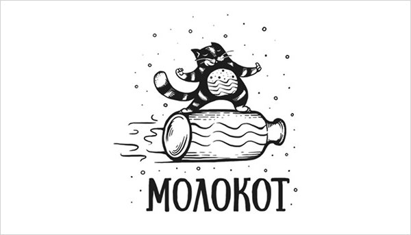 可爱猫咪主题Logo设计欣赏