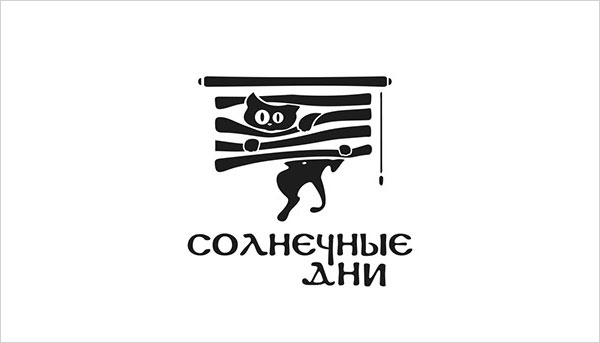 可爱猫咪主题Logo设计欣赏