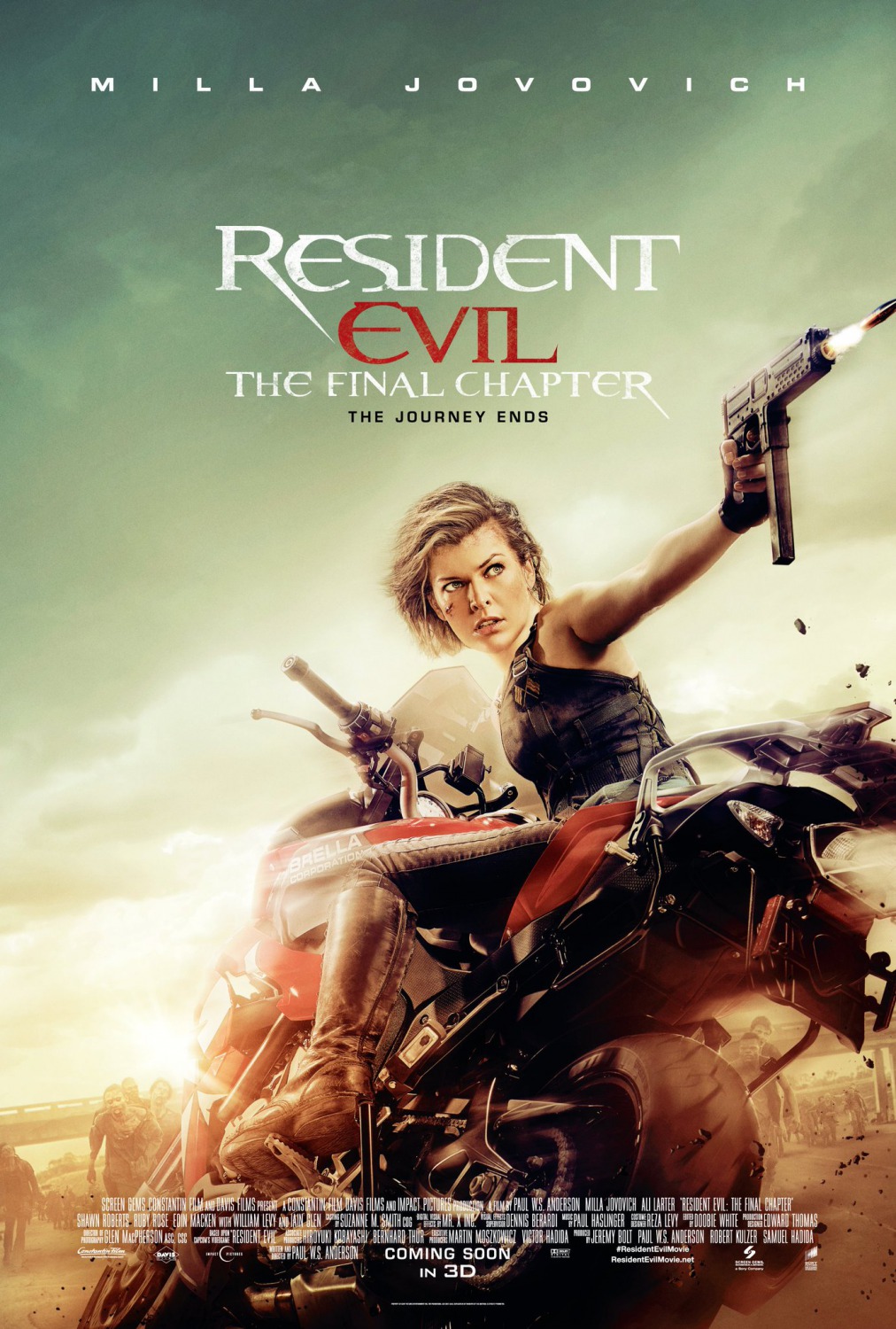 热门电影海报欣赏：生化危机：终章 Resident Evil: the Final Chapter