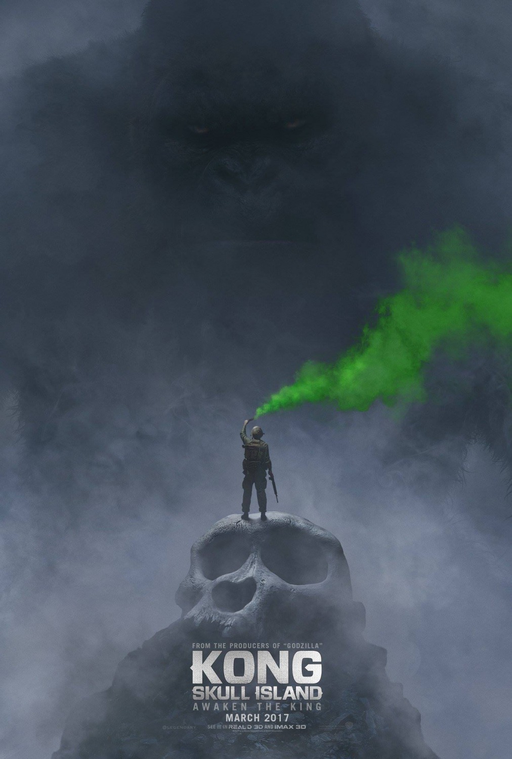 电影海报欣赏：金刚：骷髅岛 Kong: Skull Island 设计欣赏