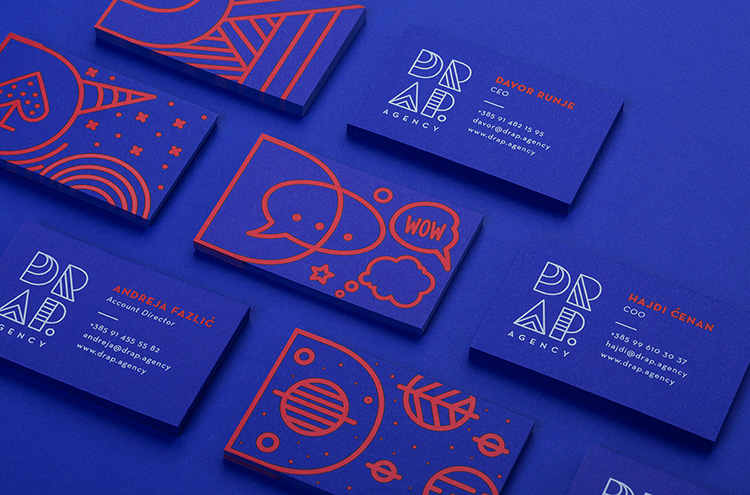 Drap Agency品牌视觉形象设计 Drap Agency品牌视觉形象设计