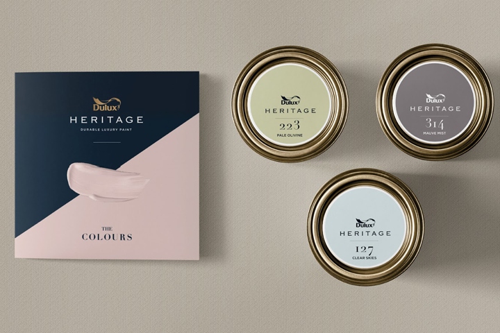 多乐士Dulux Heritage涂料概念包装设计