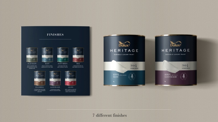 多乐士Dulux Heritage涂料概念包装设计