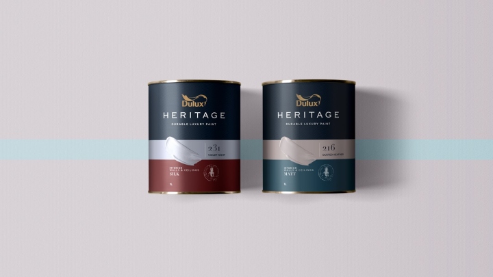 多乐士Dulux Heritage涂料概念包装设计
