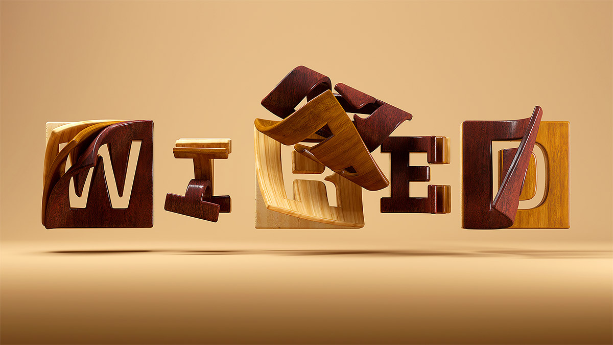 Jenue创意3D字体设计