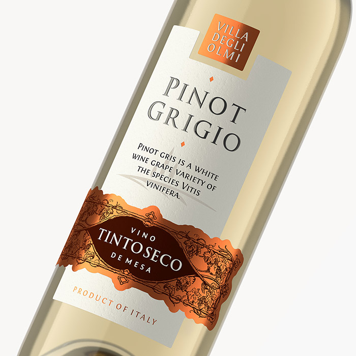 Pinot Grigio葡萄酒包装设计 Pinot Grigio葡萄酒包装设计