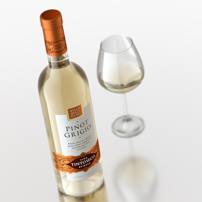 Pinot Grigio葡萄酒包装设计 Pinot Grigio葡萄酒包装设计