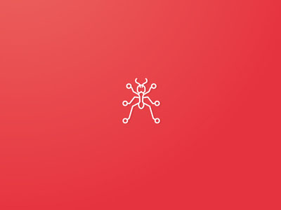 标志设计元素应用实例:蚂蚁 标志设计元素应用实例:蚂蚁