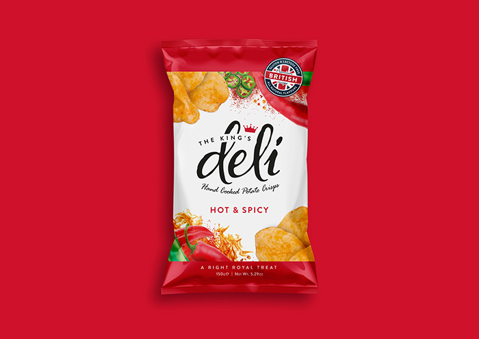 The King’s Deli薯片包装设计