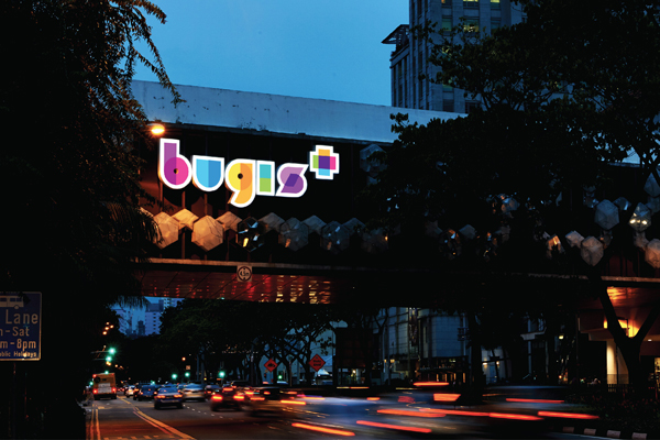 BUGIS+时尚购物中心视觉形象和导视设计 BUGIS+时尚购物中心视觉形象和导视设计