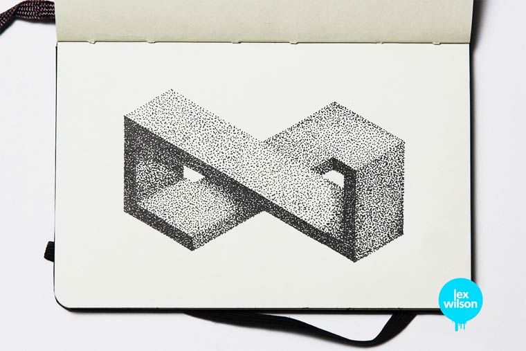 Lex Wilson创意3D字体设计