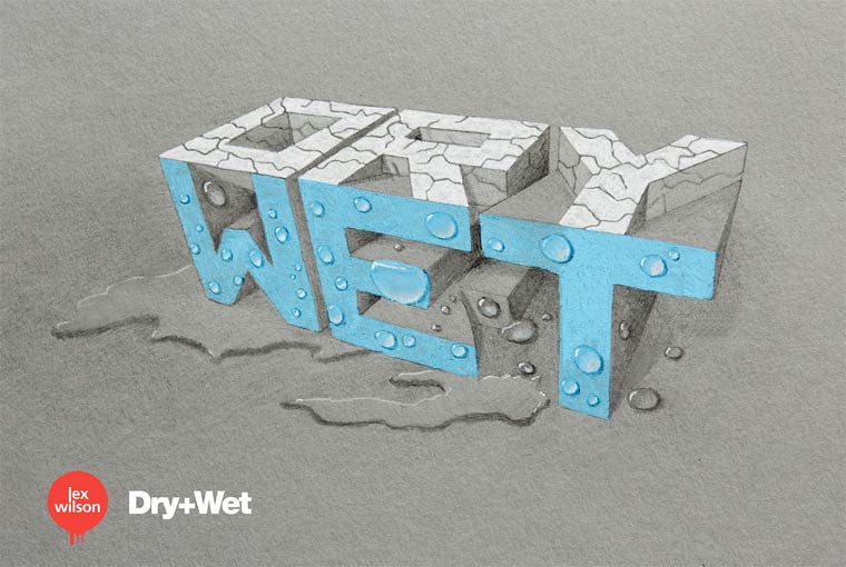 Lex Wilson创意3D字体设计