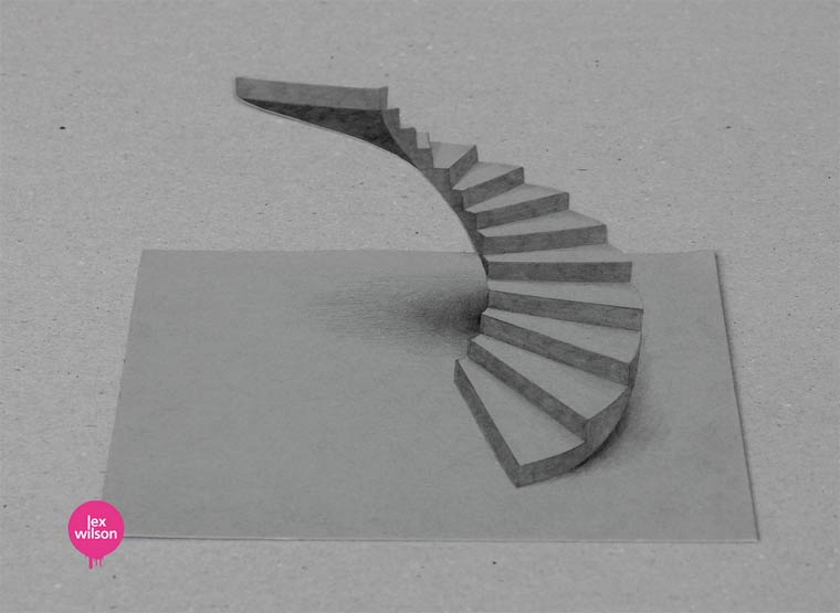 Lex Wilson创意3D字体设计
