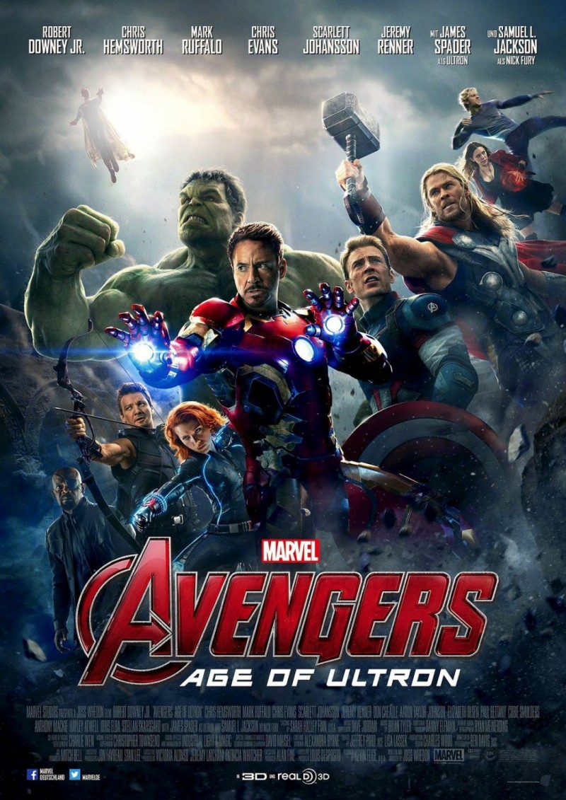 电影海报欣赏: 复仇者联盟2:奥创纪元(Avengers: Age of Ultron) 复仇者联盟2:奥创纪元——电影海报欣赏