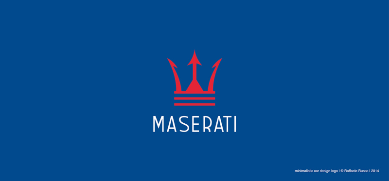 意大利设计师Raffaele Russo:知名汽车logo的极简化设计
