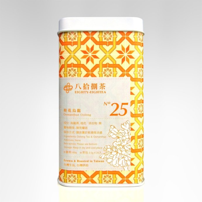 台湾八拾捌茶包装设计