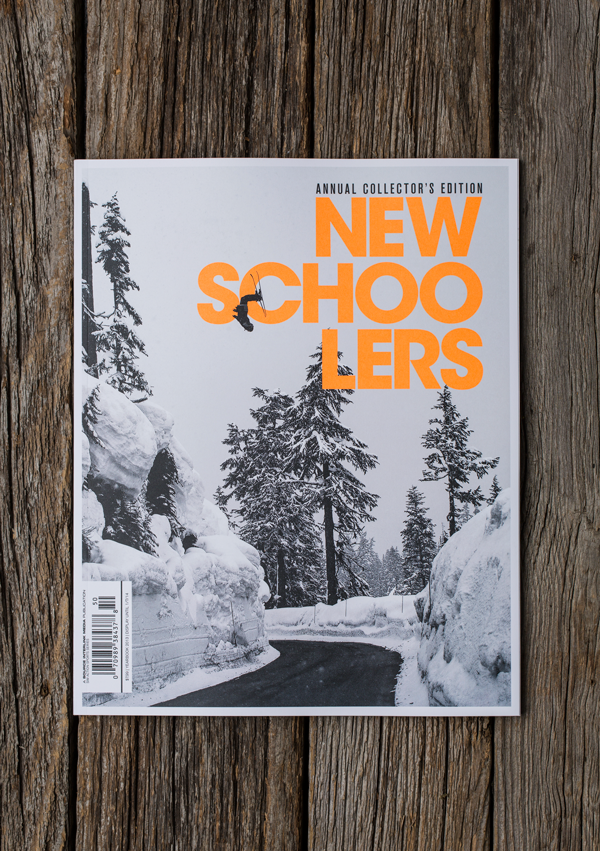 Newschoolers滑雪杂志版面设计