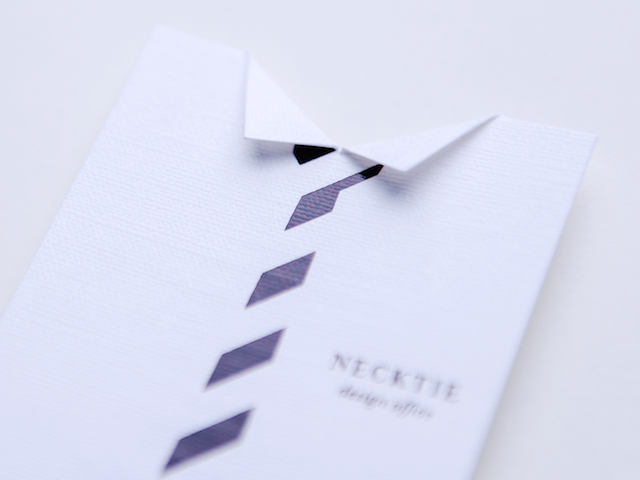 日本设计工作室Necktie名片设计 日本设计工作室Necktie名片设计