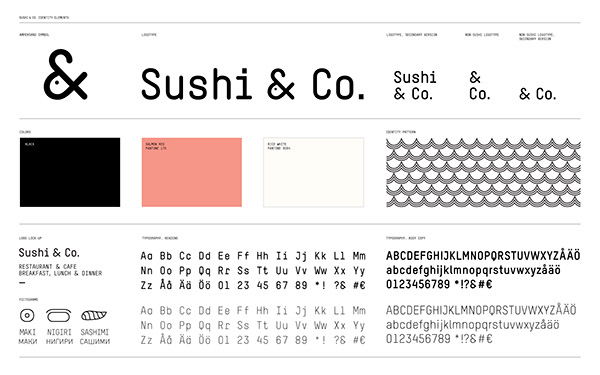 Sushi & Co.寿司餐厅VI形象设计