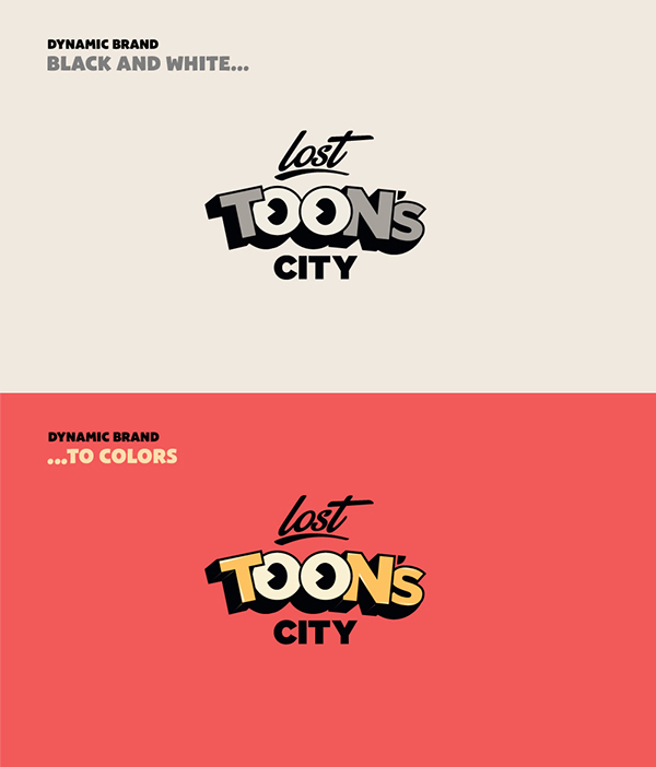 Lost Toon's City游乐场视觉形象设计