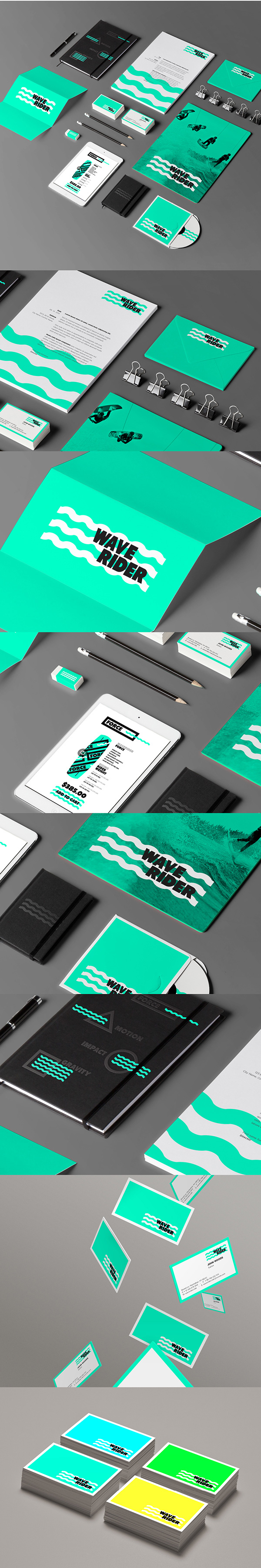 WAVE RIDER品牌形象VI设计