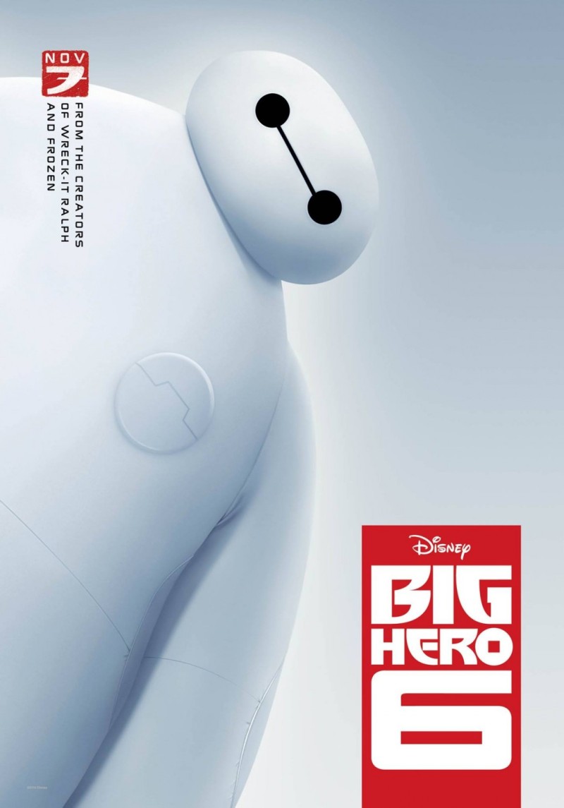 超能陆战队(Big Hero 6)电影海报欣赏 美国动画片超能陆战队(Big Hero 6)电影海报欣赏