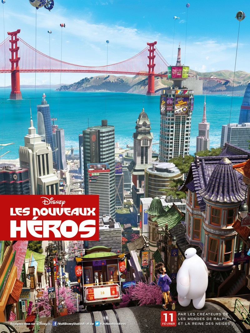 超能陆战队(Big Hero 6)电影海报欣赏 美国动画片超能陆战队(Big Hero 6)电影海报欣赏