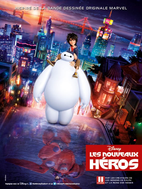 超能陆战队(Big Hero 6)电影海报欣赏 美国动画片超能陆战队(Big Hero 6)电影海报欣赏