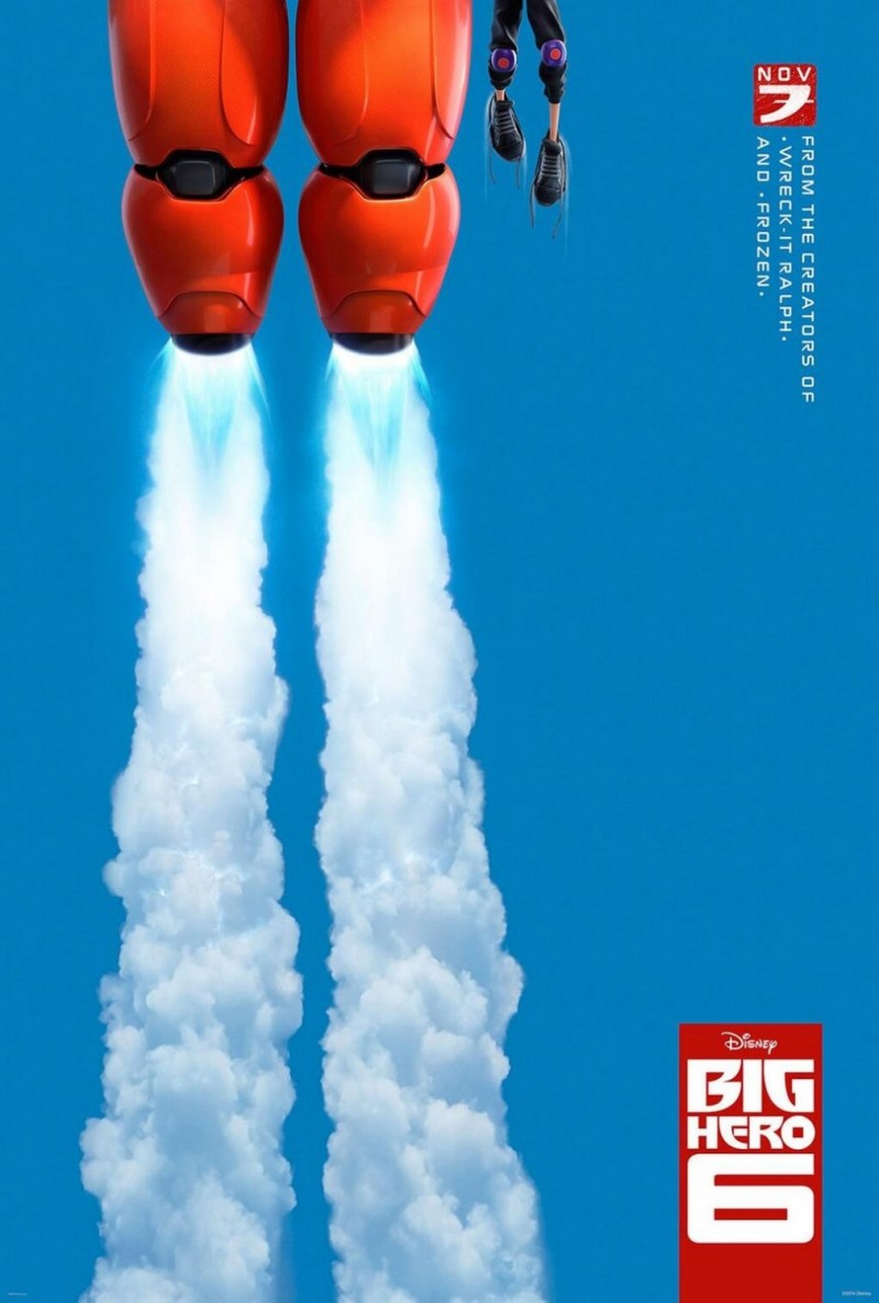 超能陆战队(Big Hero 6)电影海报欣赏 美国动画片超能陆战队(Big Hero 6)电影海报欣赏