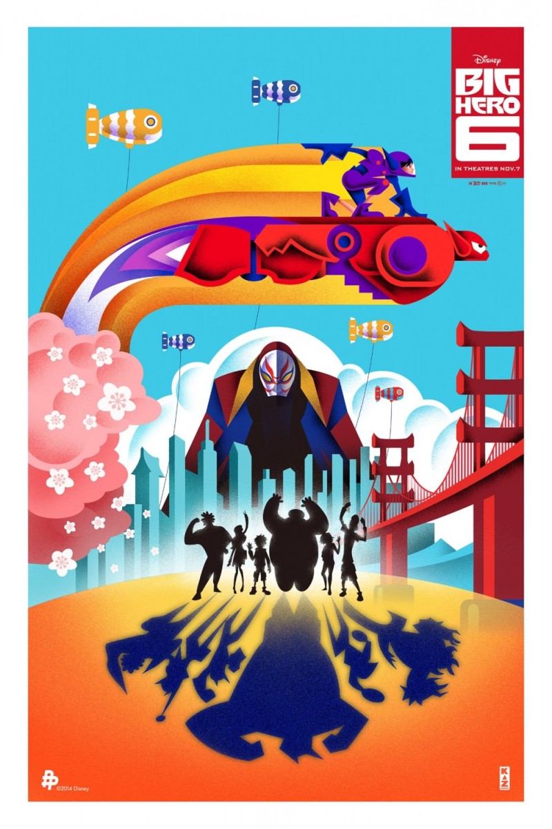 超能陆战队(Big Hero 6)电影海报欣赏 美国动画片超能陆战队(Big Hero 6)电影海报欣赏