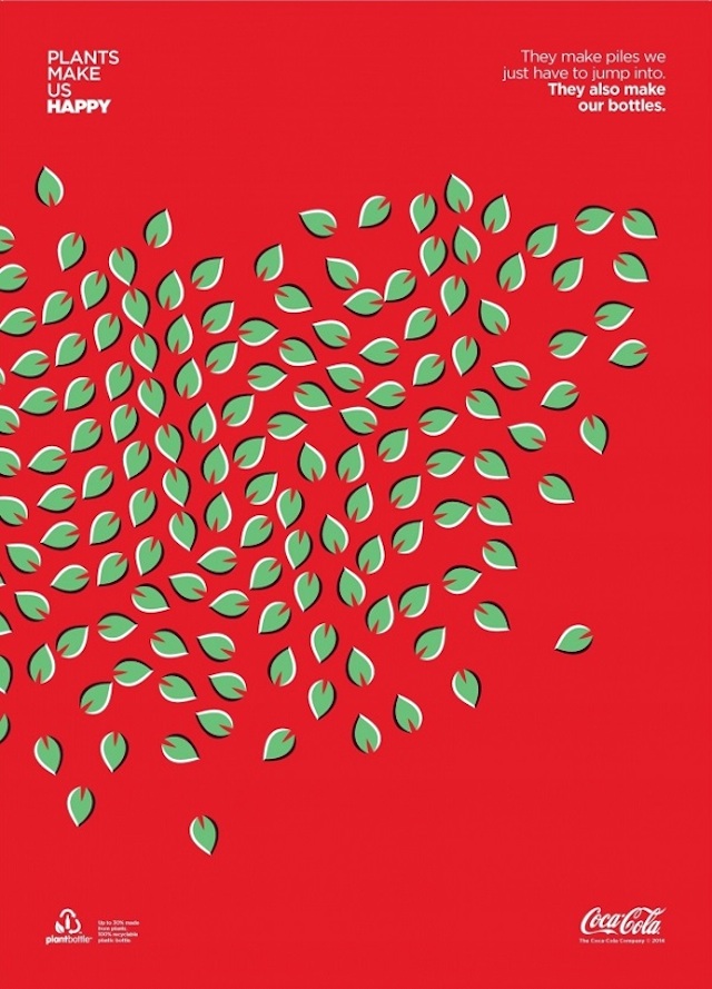 正​负​形​创​意:可口可乐环保主题广告