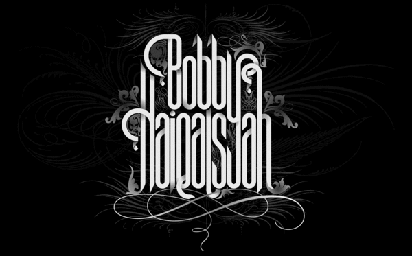 Bobby Haiqalsyah经典复古风格字体设计
