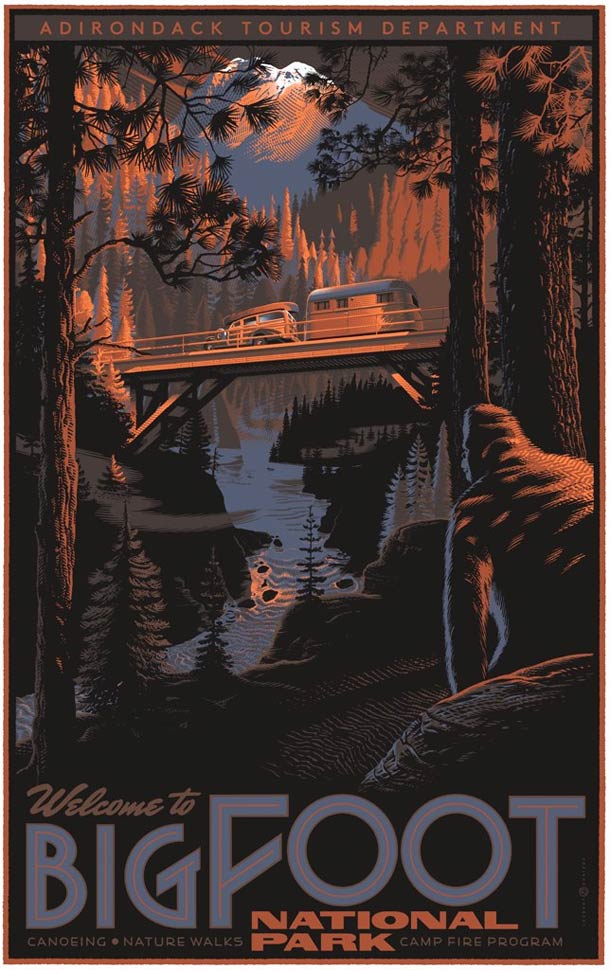 独特的人物插画设计：Laurent Durieux插画风格电影海报欣赏